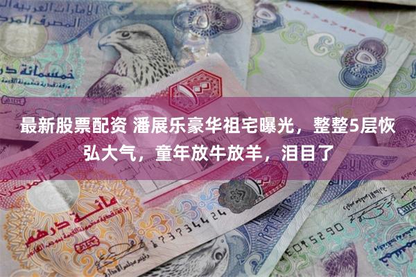 最新股票配资 潘展乐豪华祖宅曝光，整整5层恢弘大气，童年放牛放羊，泪目了