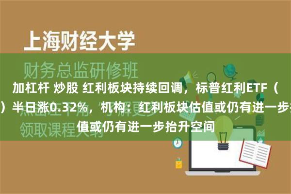 加杠杆 炒股 红利板块持续回调，标普红利ETF（562060）半日涨0.32%，机构：红利板块估值或仍有进一步抬升空间