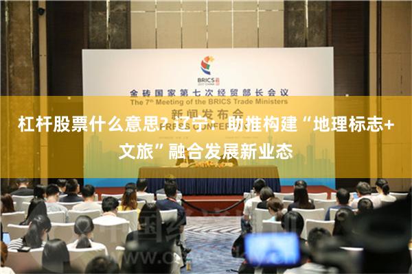 杠杆股票什么意思? 辽宁：助推构建“地理标志+文旅”融合发展新业态