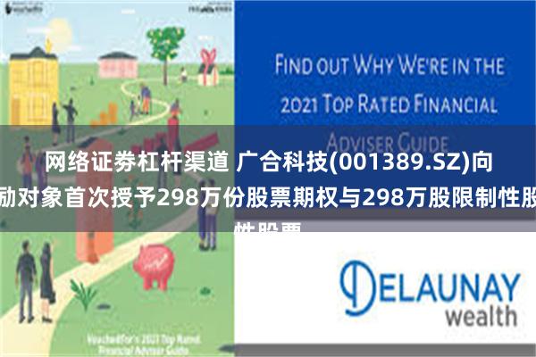 网络证劵杠杆渠道 广合科技(001389.SZ)向激励对象首次授予298万份股票期权与298万股限制性股票