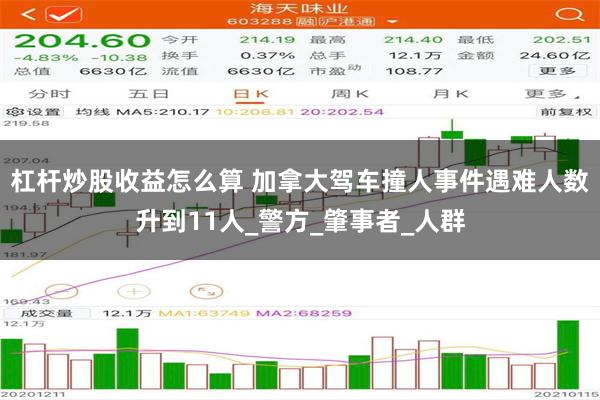 杠杆炒股收益怎么算 加拿大驾车撞人事件遇难人数升到11人_警方_肇事者_人群