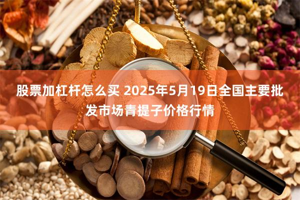 股票加杠杆怎么买 2025年5月19日全国主要批发市场青提子价格行情