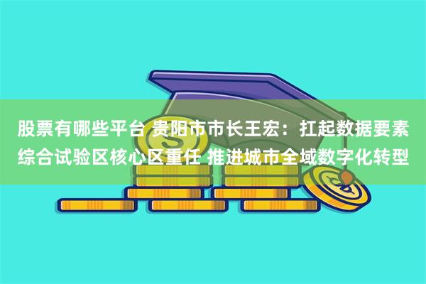 股票有哪些平台 贵阳市市长王宏：扛起数据要素综合试验区核心区重任 推进城市全域数字化转型