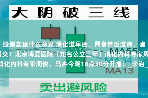 股票实盘什么意思 消化道早癌、胃食管反流病、幽门螺杆菌、慢性萎缩性胃炎！北京博爱医院（知名公立三甲）消化内科专家周俊、马卉今晚18点30分开播！_诊治_内镜_研究