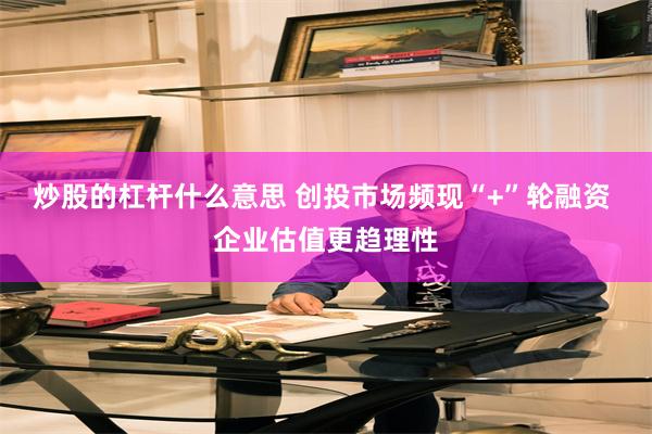 炒股的杠杆什么意思 创投市场频现“+”轮融资 企业估值更趋理性