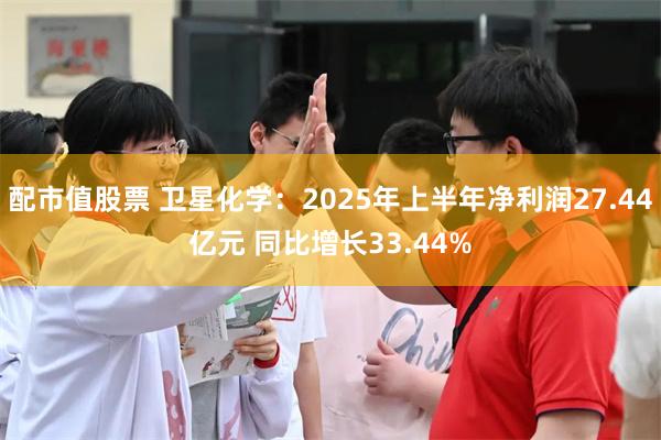 配市值股票 卫星化学：2025年上半年净利润27.44亿元 同比增长33.44%