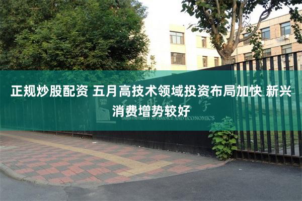正规炒股配资 五月高技术领域投资布局加快 新兴消费增势较好