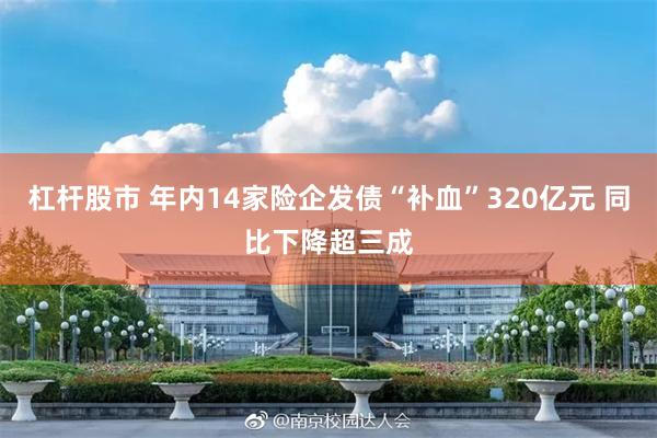 杠杆股市 年内14家险企发债“补血”320亿元 同比下降超三成