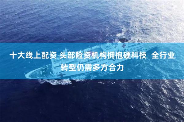 十大线上配资 头部险资机构拥抱硬科技  全行业转型仍需多方合力
