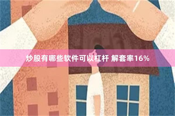 炒股有哪些软件可以杠杆 解套率16%