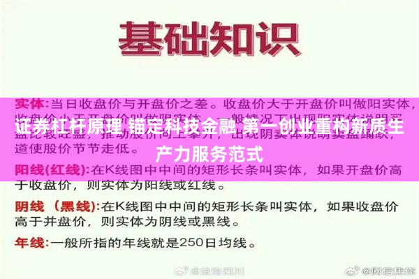 证券杠杆原理 锚定科技金融 第一创业重构新质生产力服务范式