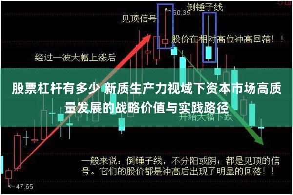 股票杠杆有多少 新质生产力视域下资本市场高质量发展的战略价值与实践路径